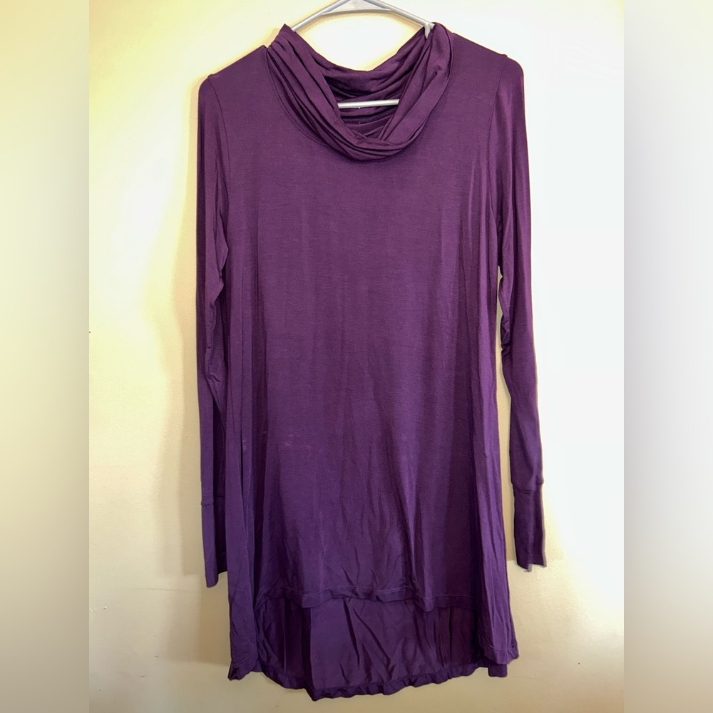 Cuddl Duds Size Medium Long Sleeve Purple Tunic SO SOFT buttery soft